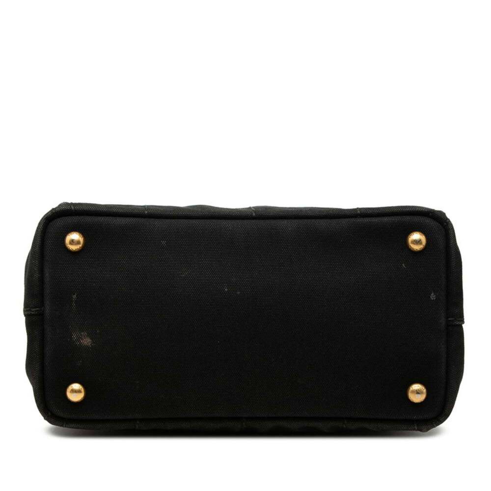 PRADA Black Canvas Shoulder Bag - Picture 3 of 5